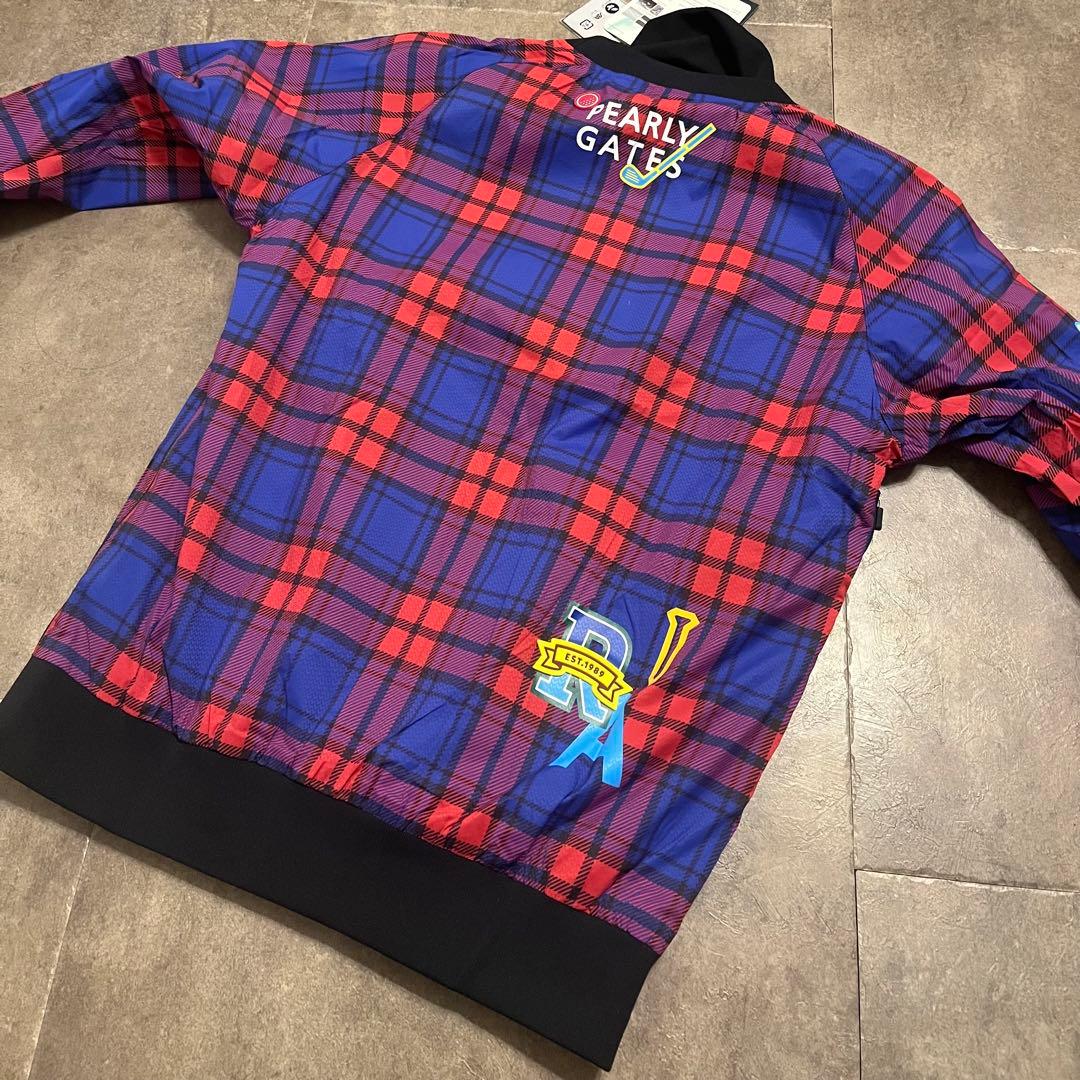 新品 定価61,600円 パーリーゲイツ ナイロンストレッチハニカム Rチェック