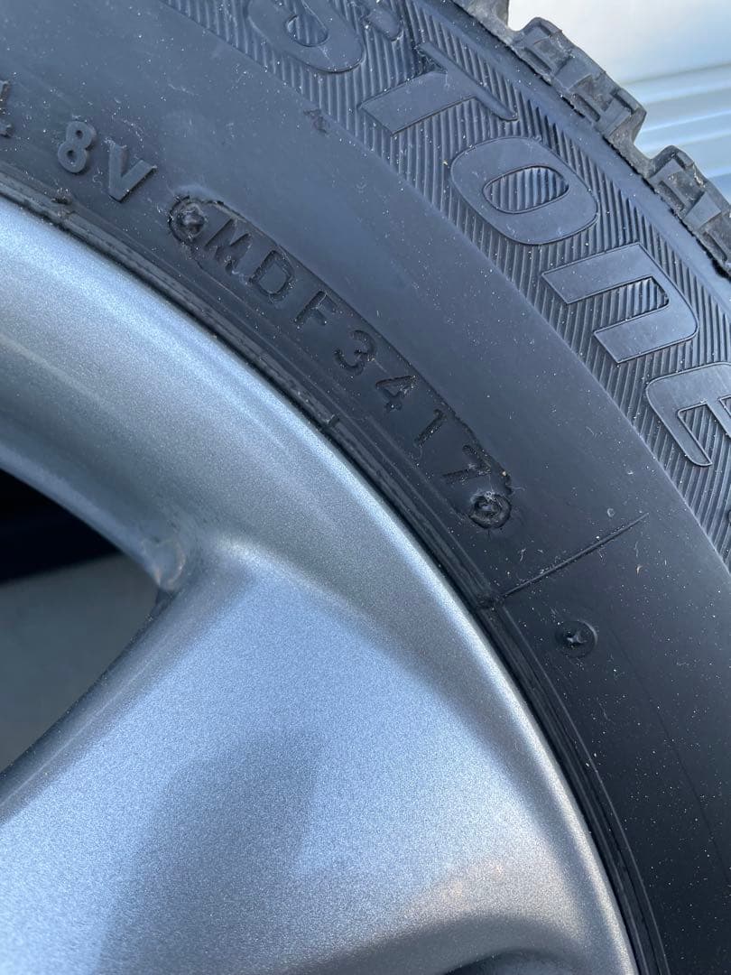 155/65R14 ブリヂストンタイヤ　 ホイール付き 4本セット×2組