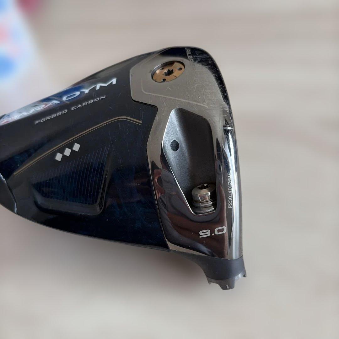 キャロウェイ　パラダイム　トリプルダイヤ　9度　ヘッドのみ　ヘッドカバー付