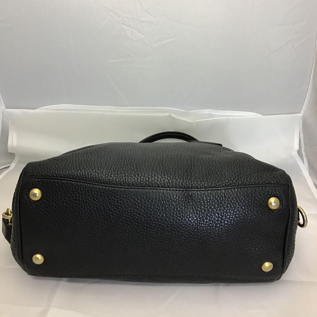 ❣️PRADAプラダ❣️レザーミニボストンバック　ヴィッテロダイノ　B3091M