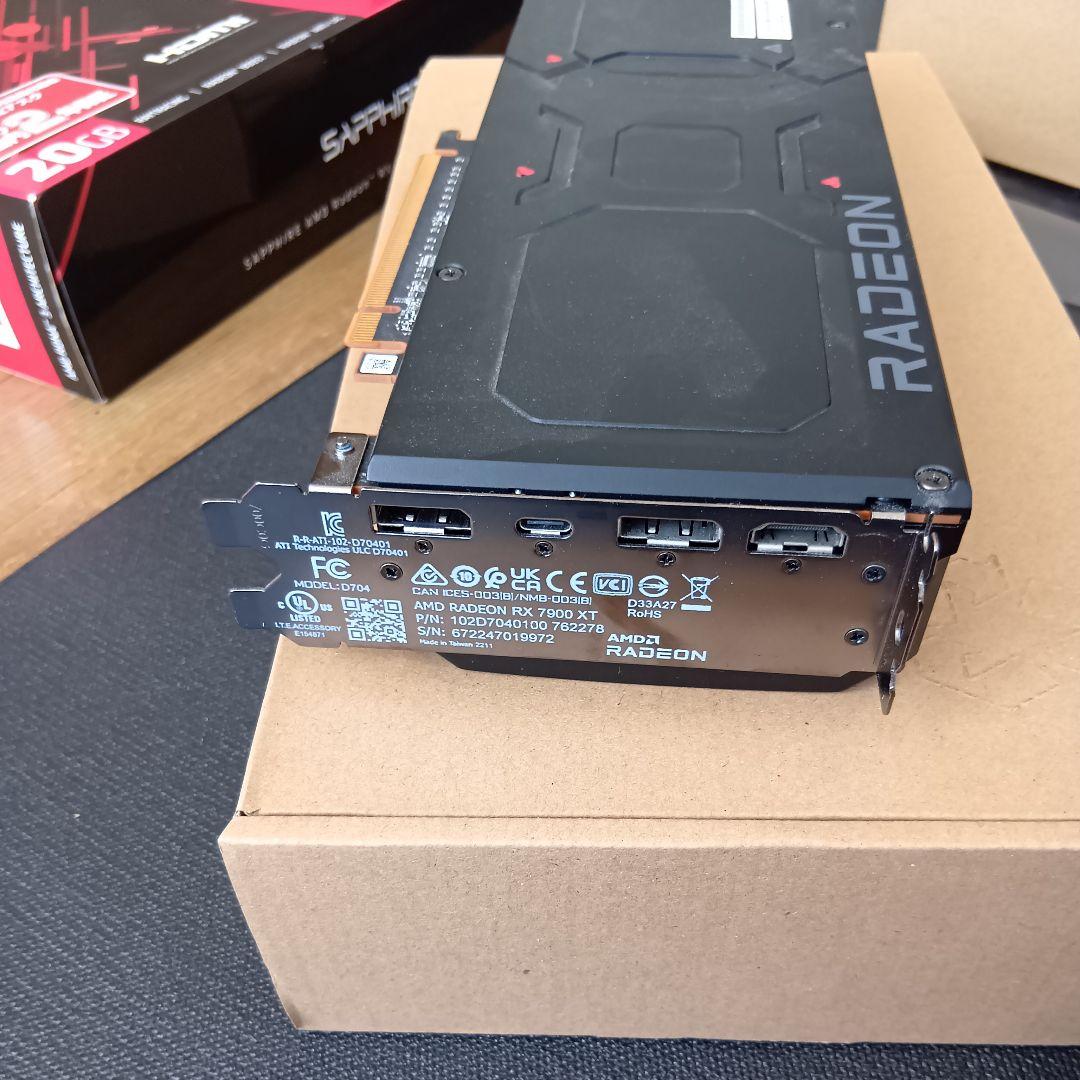 グラフィックボード・グラボ・ビデオカード Sapphire AMD Radeon RX 7900 XT 20GB