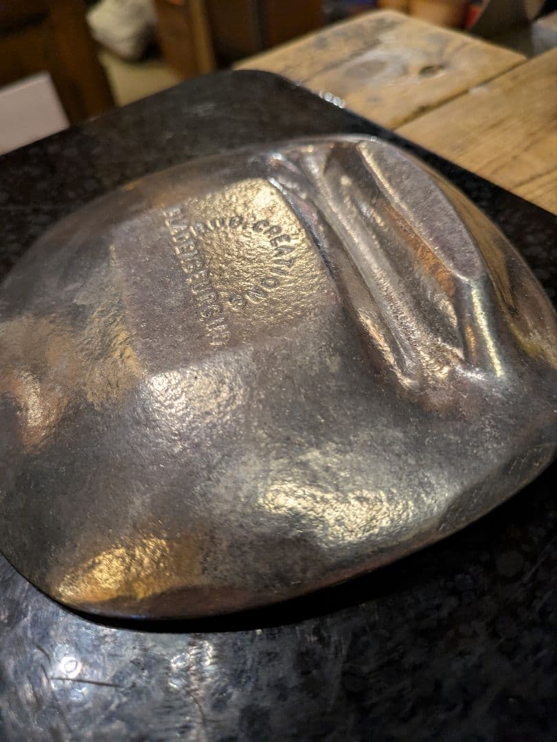 USヴィンテージ アッシュトレイ 灰皿 小物置き ディスプレイ ピューター