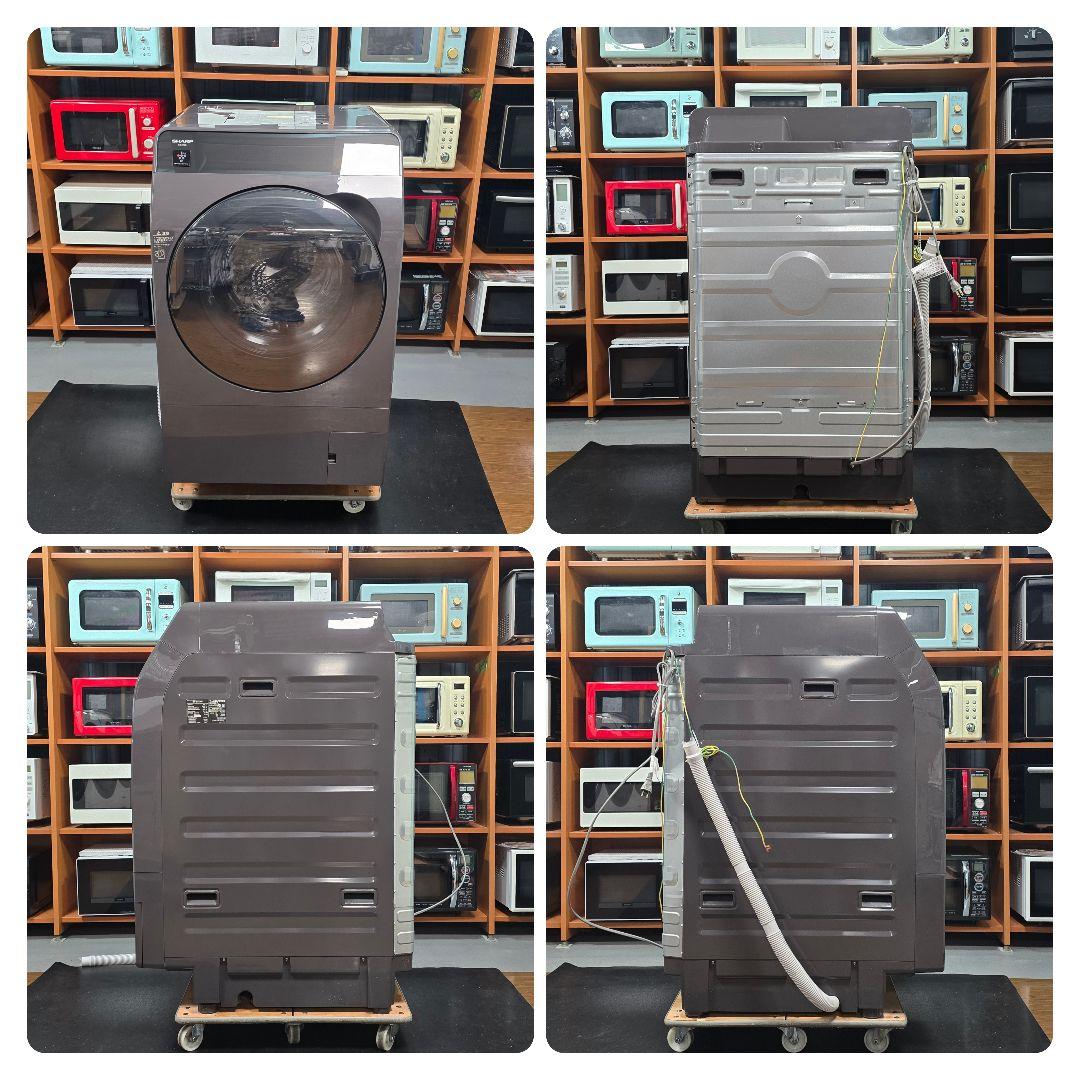 【完全分解洗浄済み】シャープ 10KG ドラム式洗濯機 2023年製