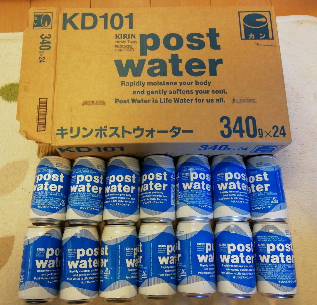 キリン ポストウォーター ツイストボトル＆缶１４本＆缶ケース