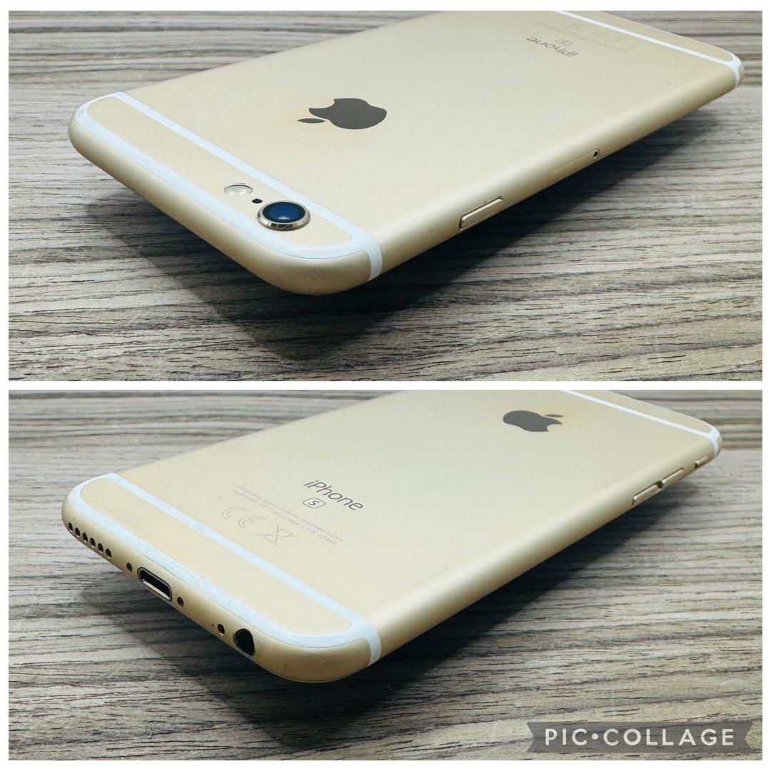 【美品】iPhone6s ゴールド 128GB SIMフリー【新品バッテリー】