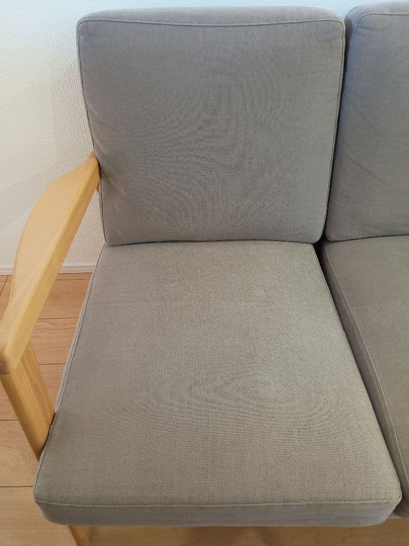 MOMO NATURAL MOSS SOFA 3P カバー付き