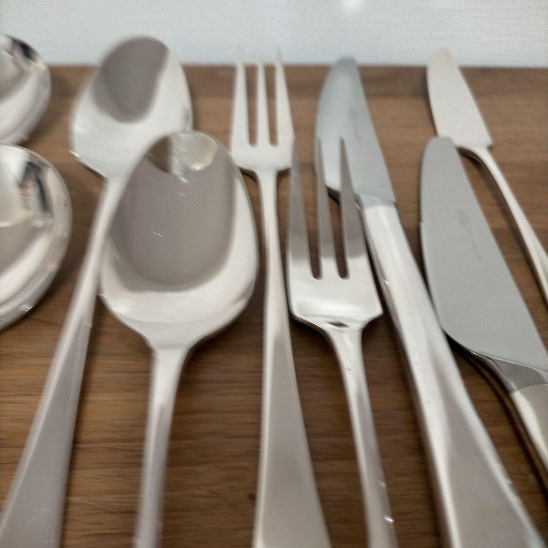 純銀ラッキーウッド シドニー 16本カトラリーセット