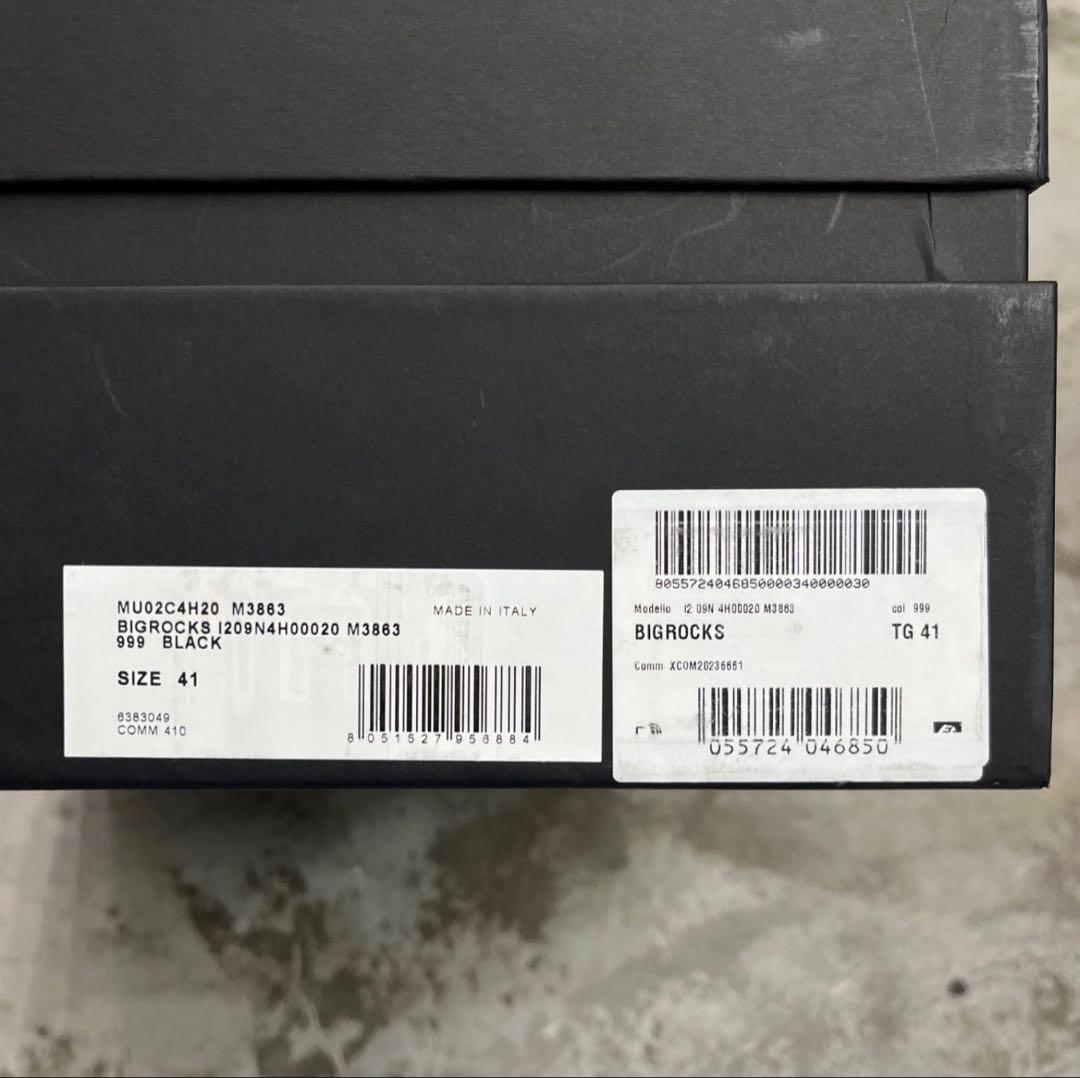 靴 Rickowens Moncler Bigrocks Boots