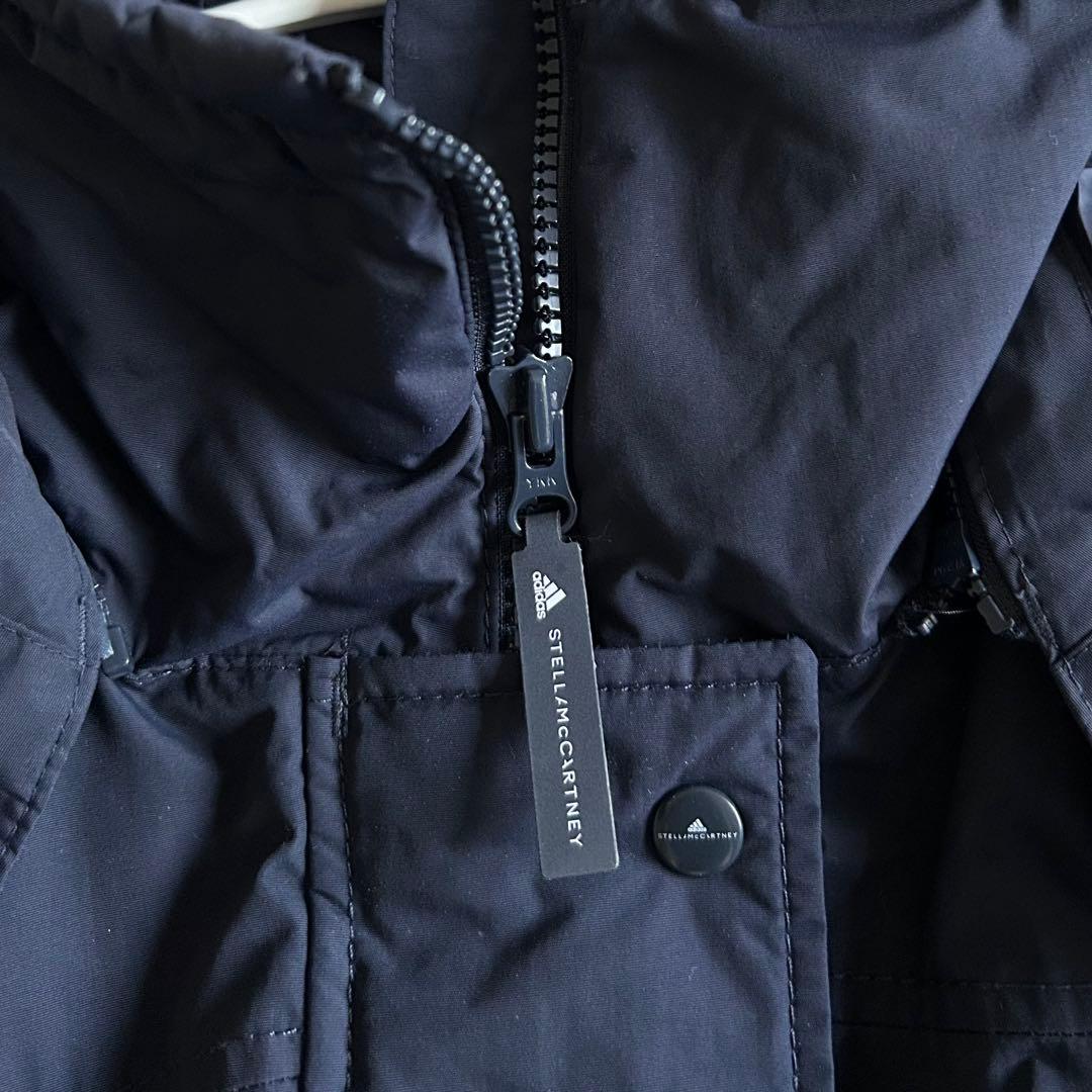 専用　【美品】アディダス by ステラマッカートニー ベンチコート ネイビー L