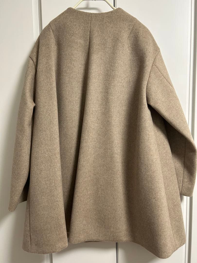 美品 シャルムビーバーAラインコート IENA 36 イエナ ベージュ