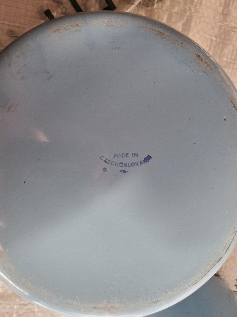 minimini　チェコスロバキア　ホーロー　ダブルボイラー