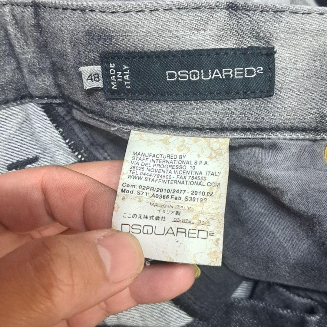 Dsquared2　クロスチャーム　ブリーチ加工　クールガイジーンズ　48