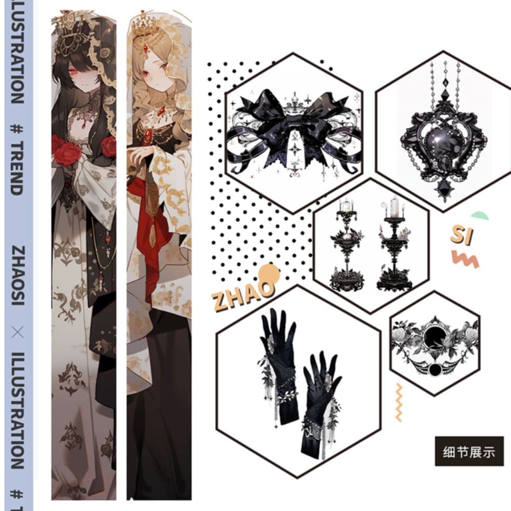 廃盤品✩J1062＃血祭影(贝壳光)紫袖烟切り売り海外人物女の子AIマステ