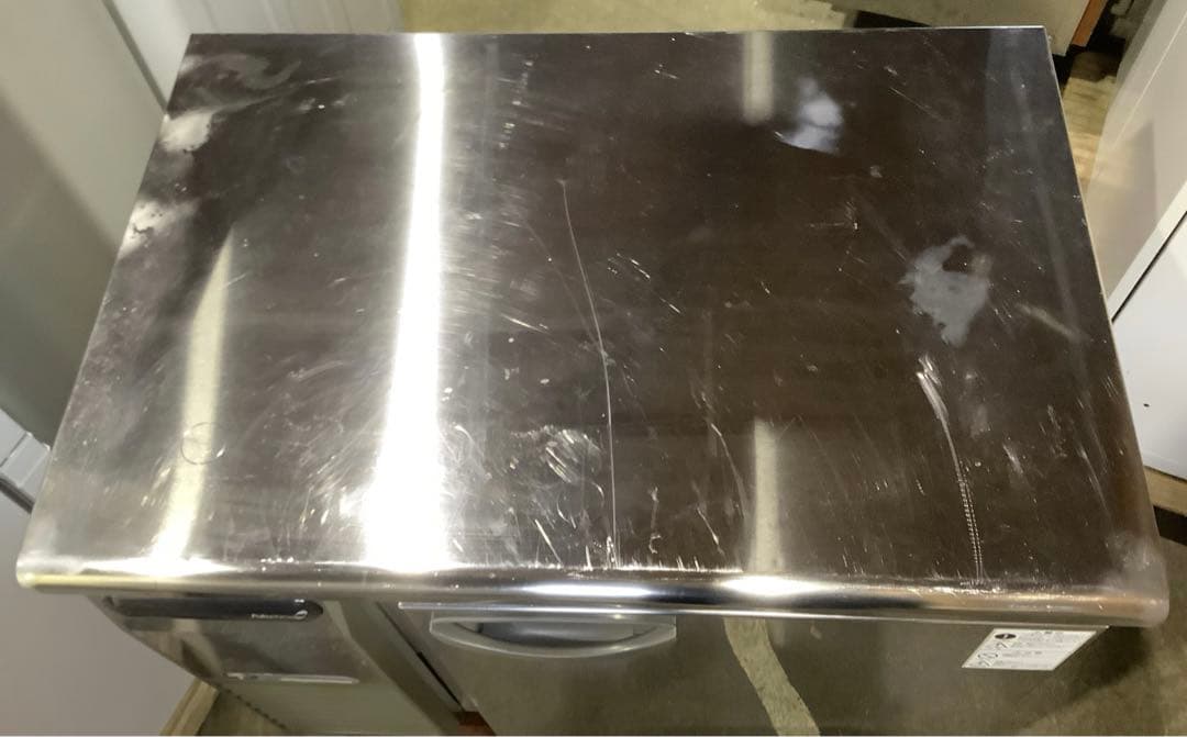 うみ フクシマ 業務用冷蔵庫1ドア冷蔵コールドテーブル 155L 08年製