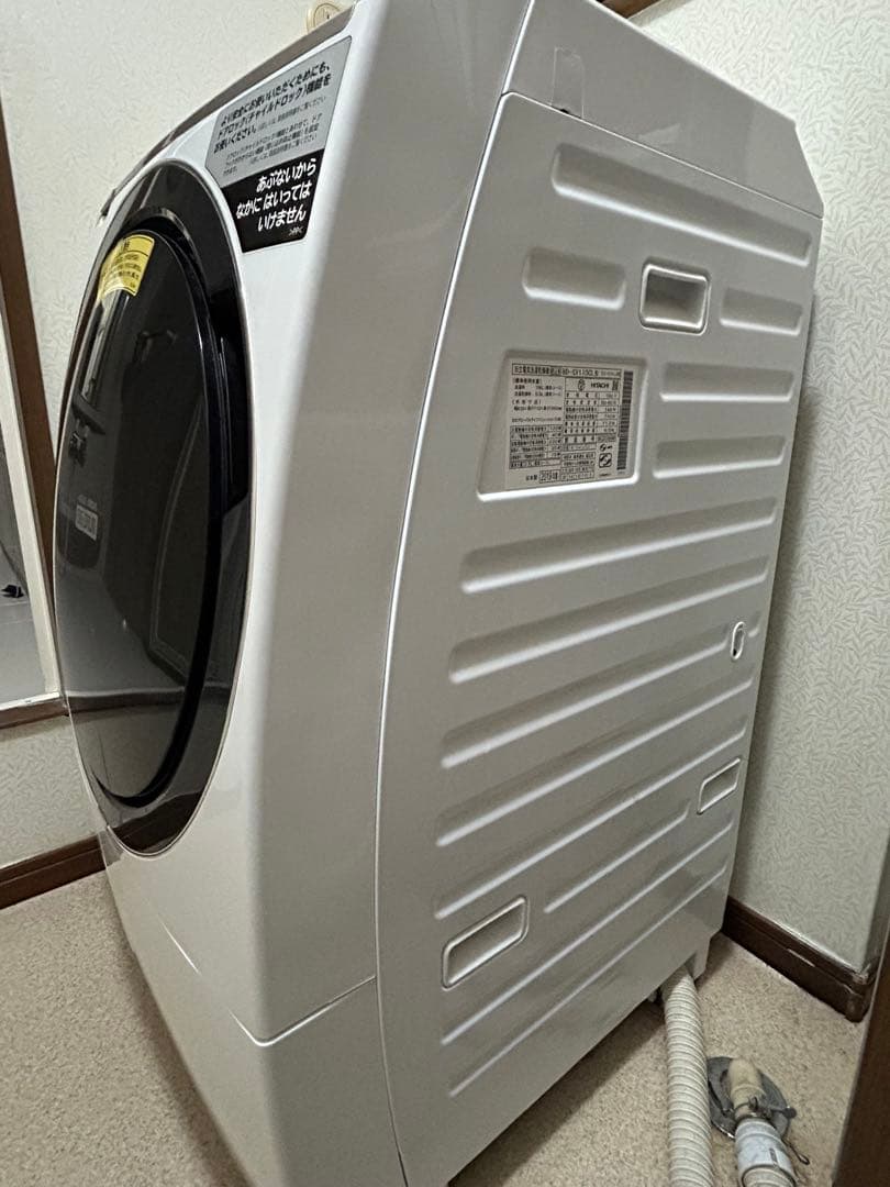 分解清掃・抗菌防臭コーティング済み！ 日立ドラム式洗濯機