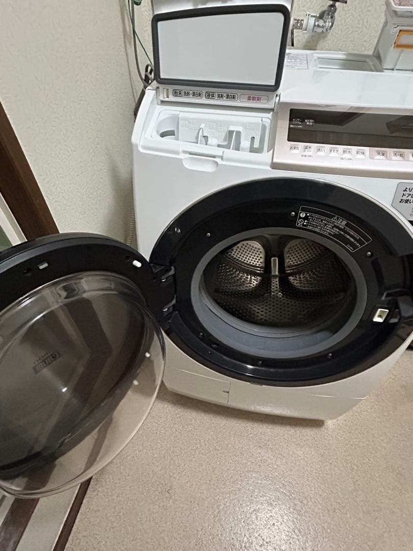 分解清掃・抗菌防臭コーティング済み！ 日立ドラム式洗濯機