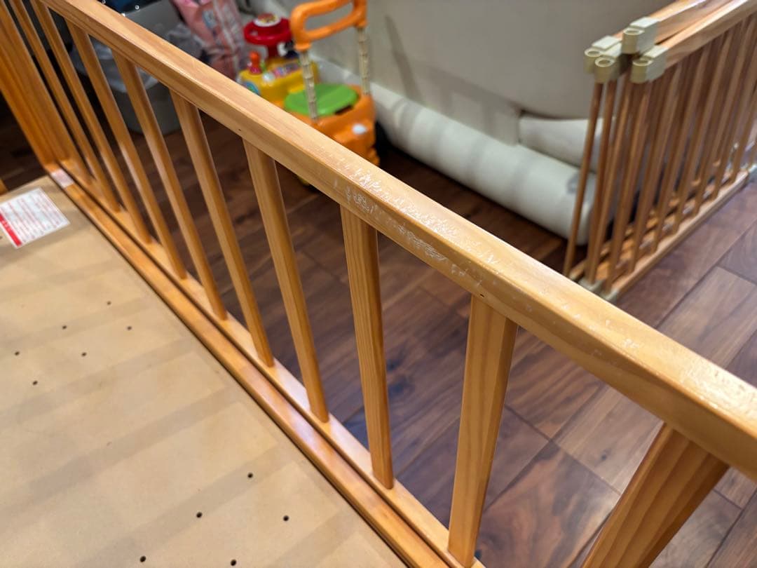 ［太郎］KATOJI 木製ベビーベッド