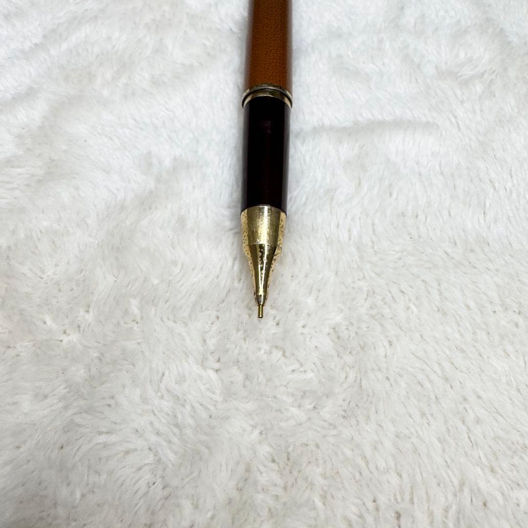 希少☆ Burberry Libera 革張　シャープペンシル　芯径0.5mm