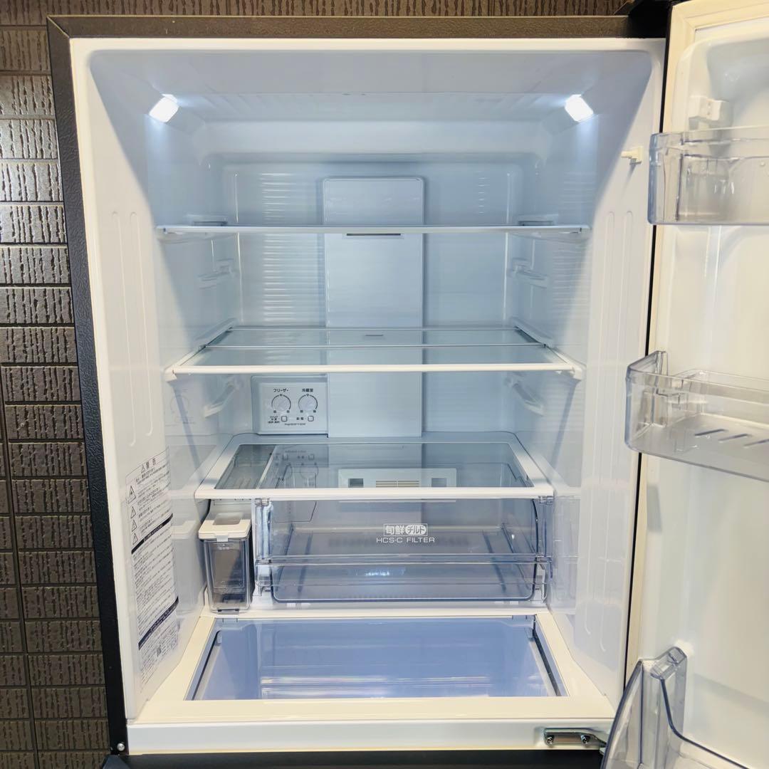 美品 AQUA 368L 冷蔵庫 おしゃれ木目調 21年製【地域限定配送無料】