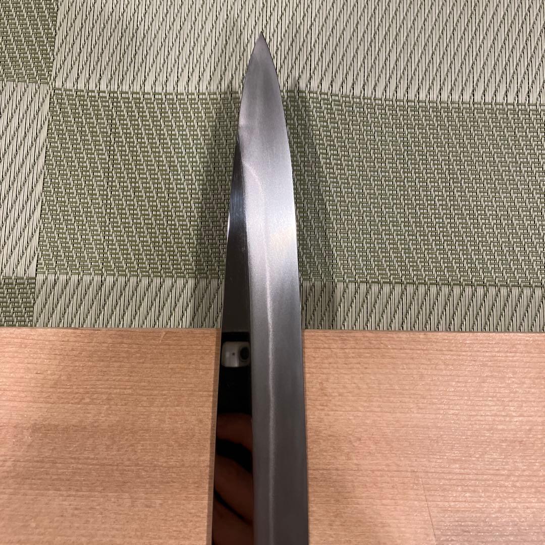 ゴールデンウィーク　久元　本焼　柳刃包丁　天然砥石で本刃付け済み❗️