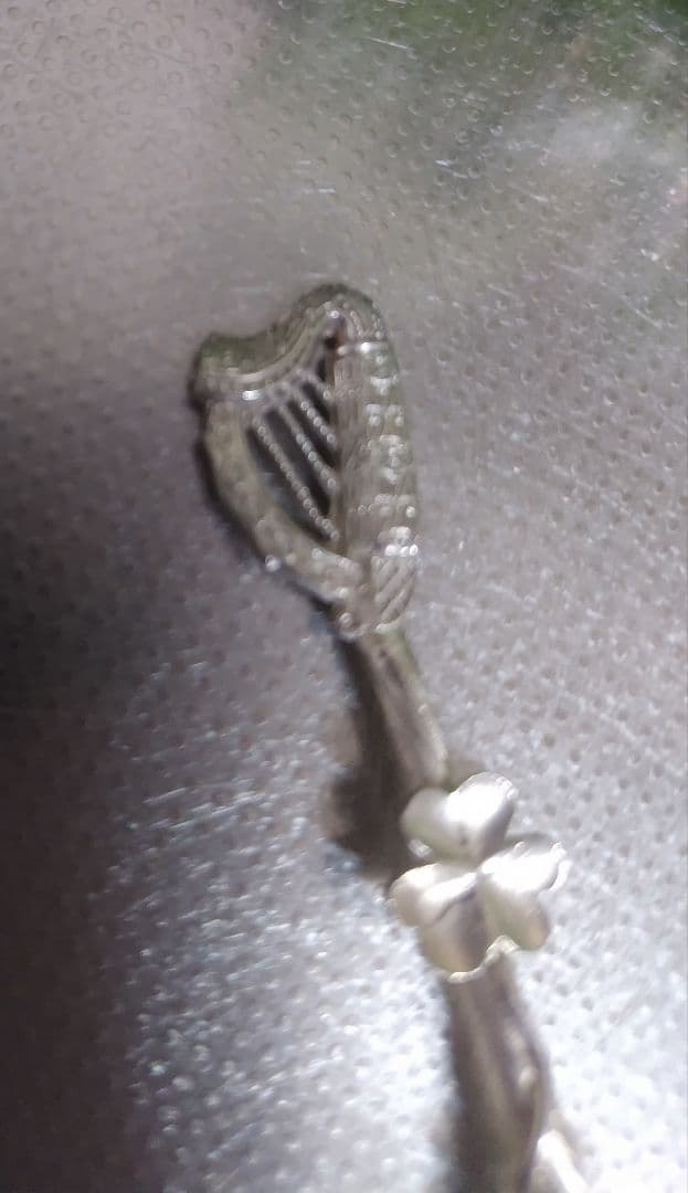 英国　純銀　スプーン2本セット