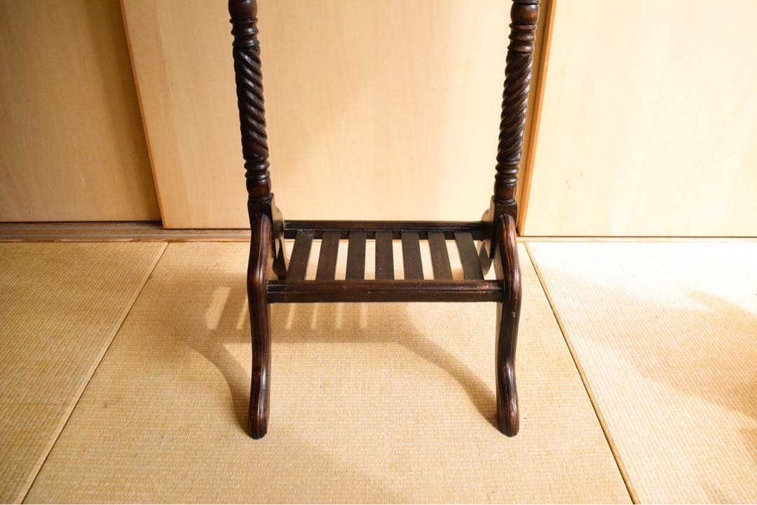 木製ハンガーラック 収納ボックス付き