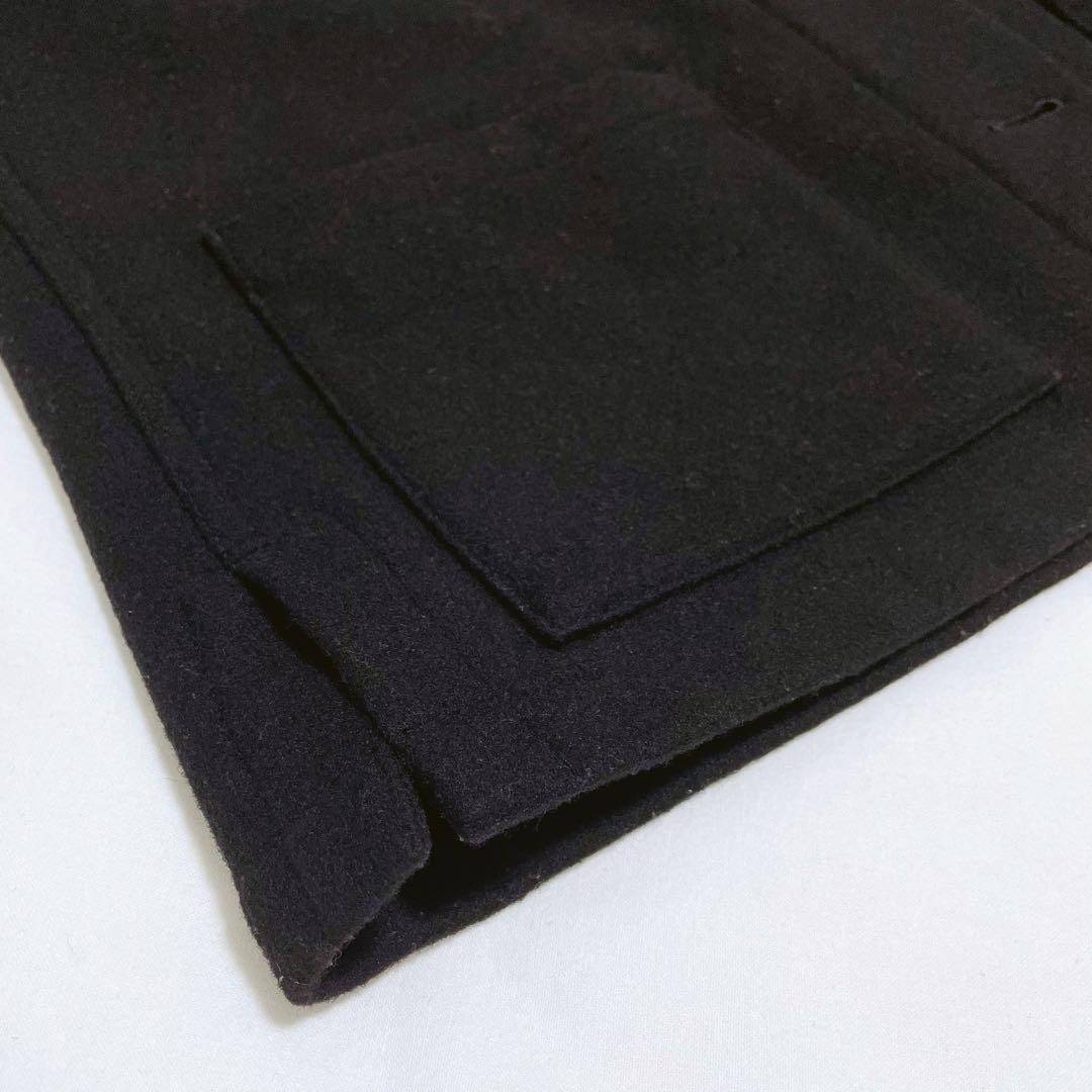 MHL. エムエイチエル 15AWリブ襟ショートウールコート Ⅰ