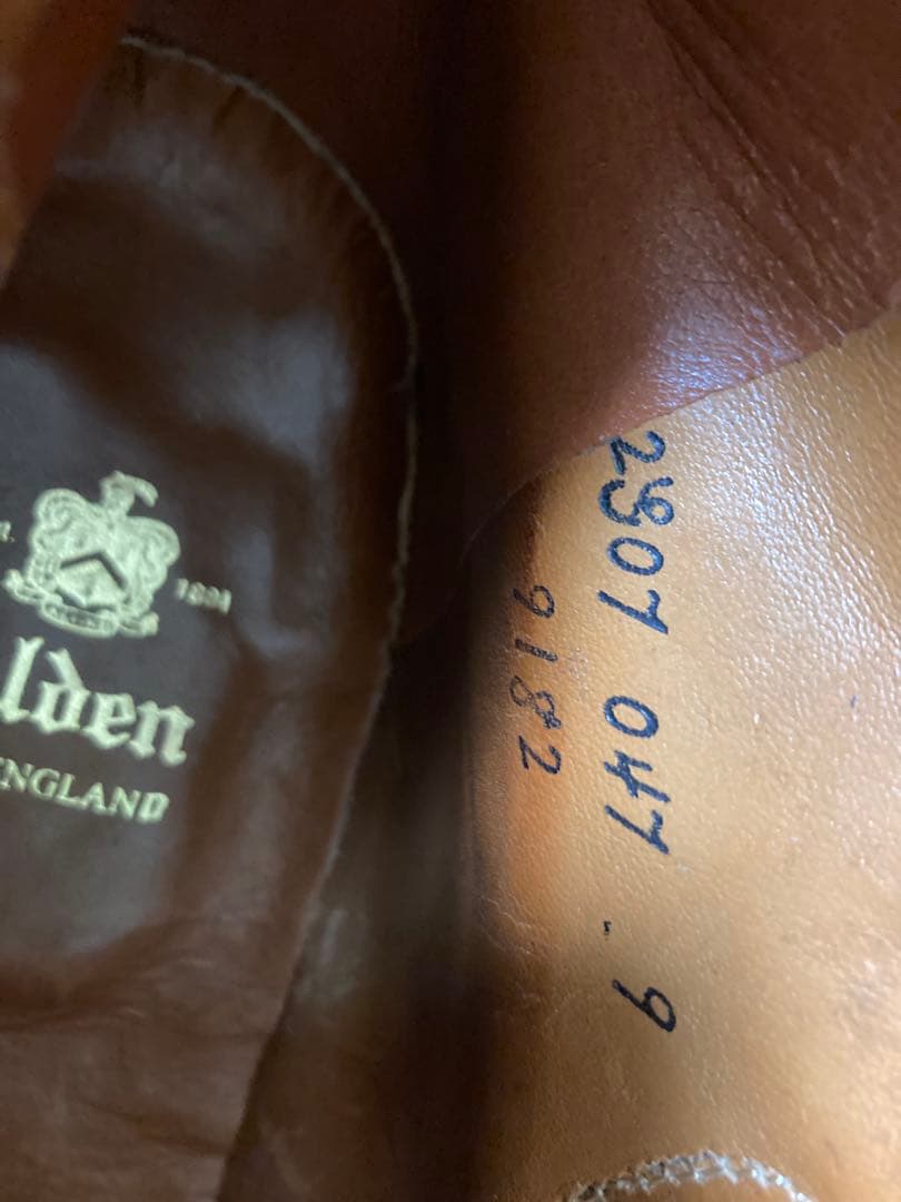 オールデンAlden9182 コードバン ジョージブーツ