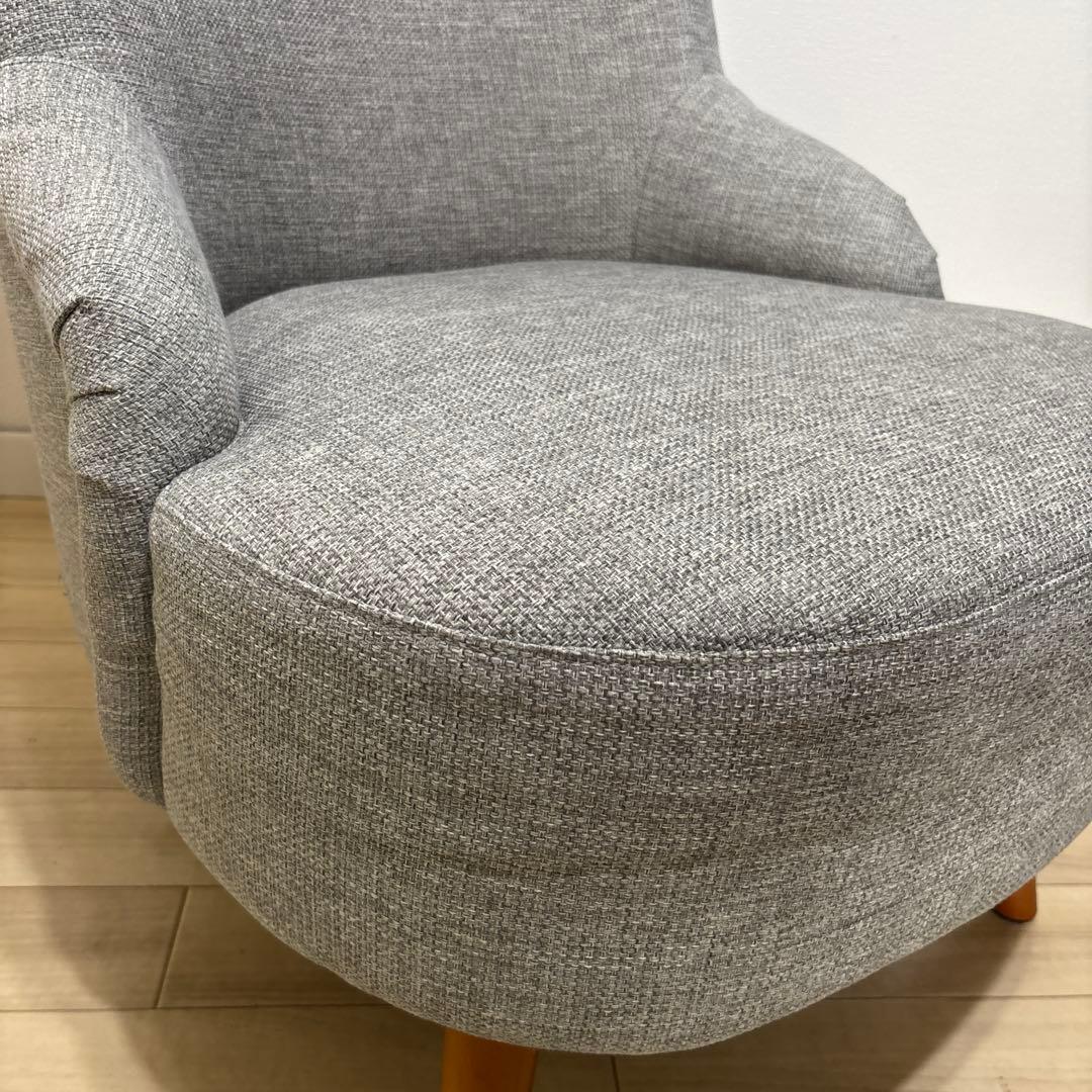 美品 廃盤色 unicoウニコ　1人掛けソファー　グレー SOPHIE