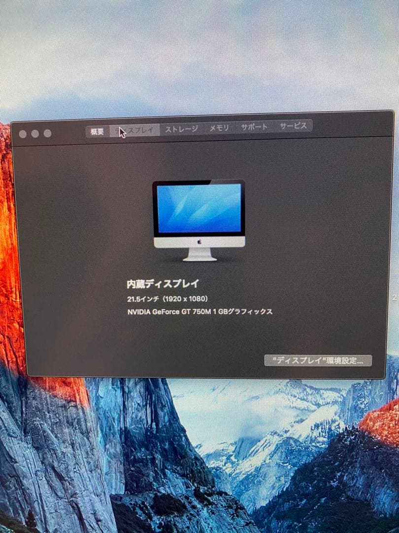 Macデスクトップ iMac (21.5 inch, Late 2013)