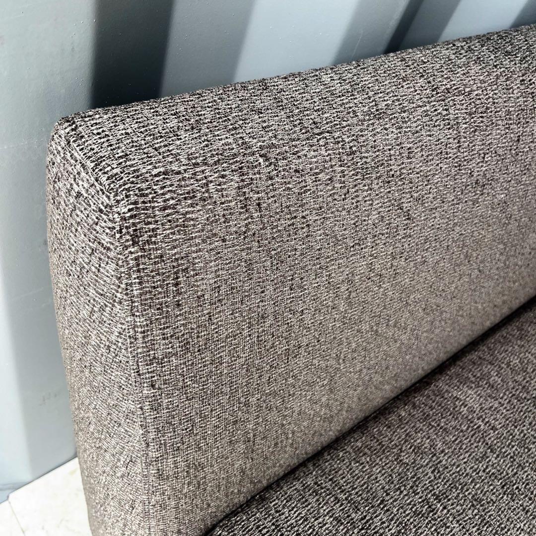 取付無料！日本フクラ ルベル 北欧モダン風2Pファブリックソファ クッション付き