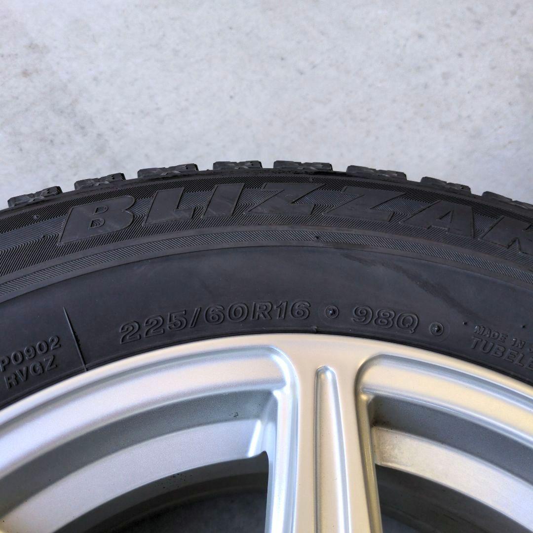 スタッドレスタイヤ BLIZZAK 225/60R16 ホイールセット
