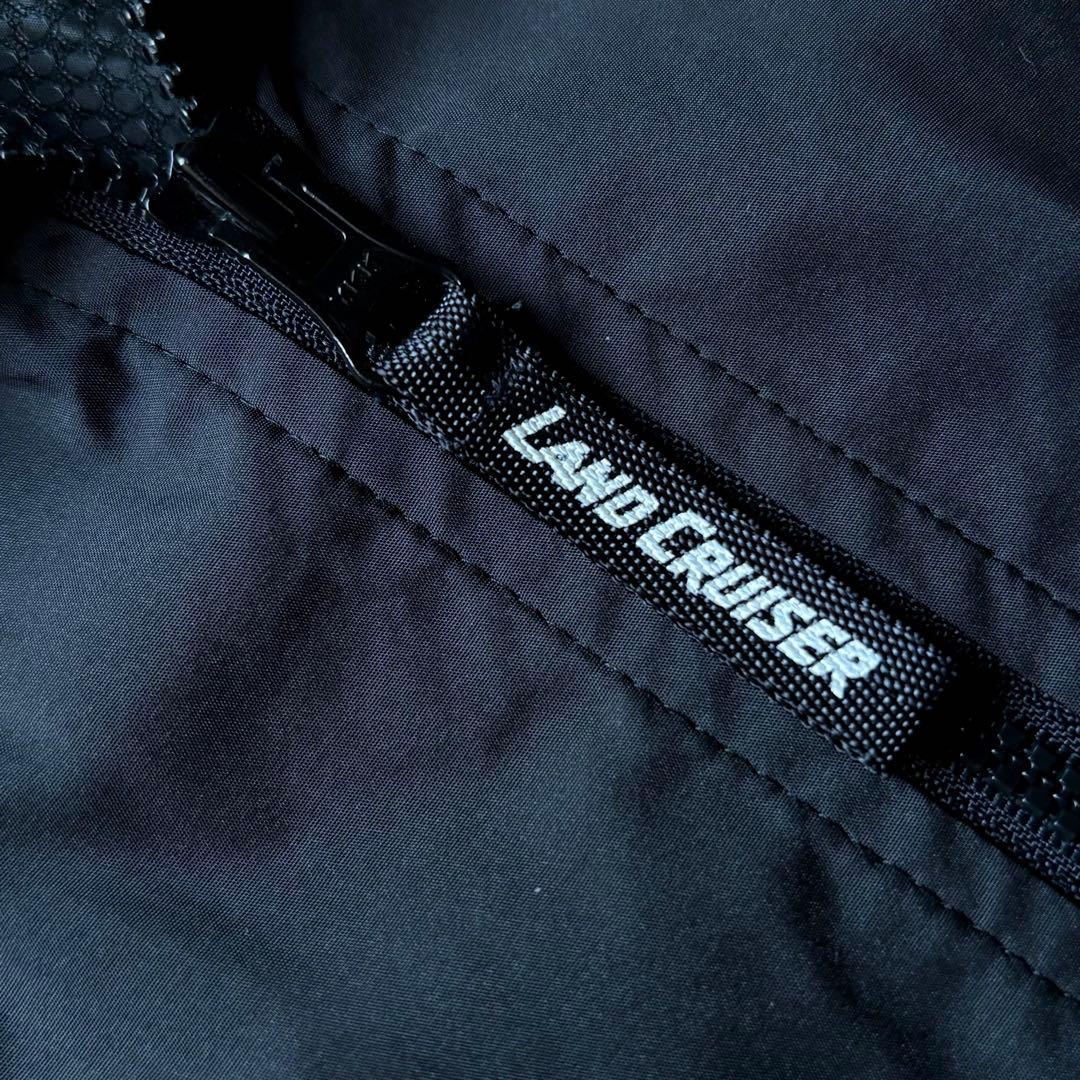 トヨタ ランドクルーザー ジップアップナイロンジャケット 裏地メッシュ Lサイズ