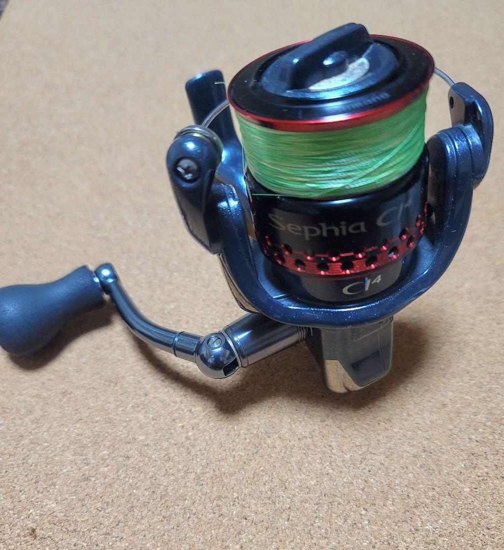 おまけ付■セフィアCI4C3000HGS未使用0.8号PE100mエギングリール