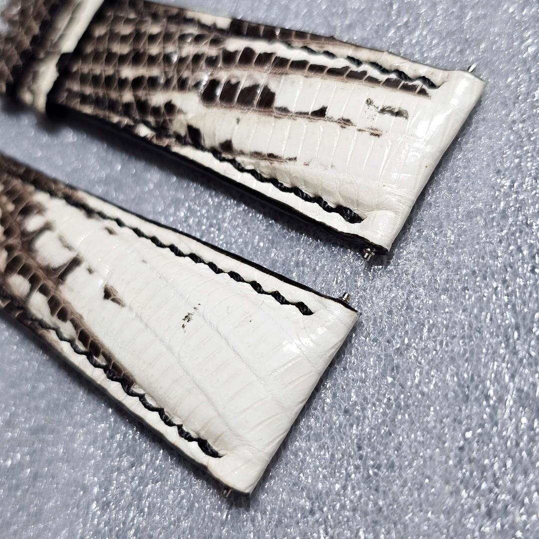 20mm/16mm リザード Lizard革 時計ベルト 尾錠幅16mm