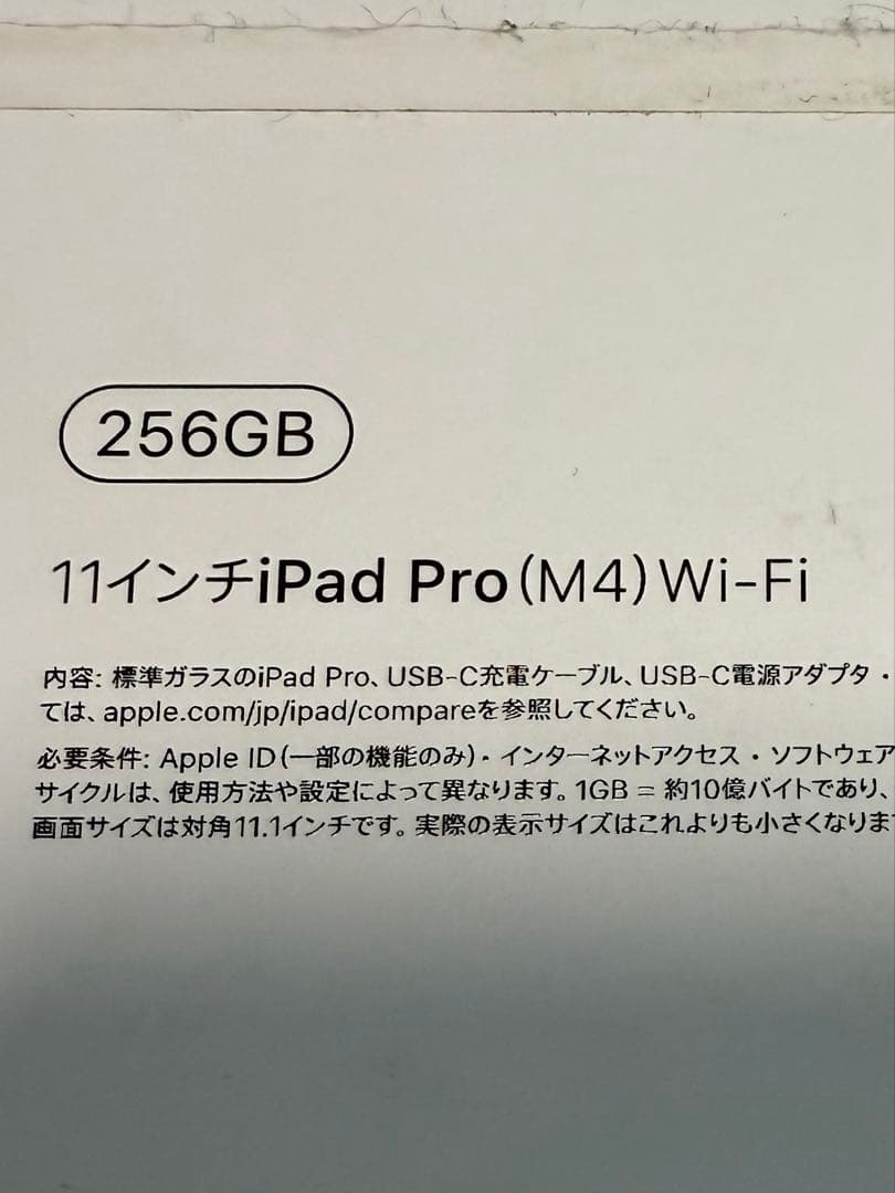 iPad Pro 2024 11インチ　WI-FI 256GB シルバ