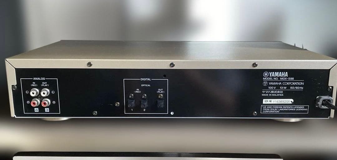 【完動品】ヤマハ　YAMAHA MDX-596 MDレコーダー