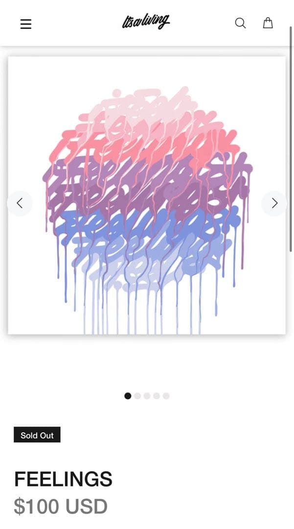 額装済み \"Feelings\" リカルド・ゴンザレス ポスター