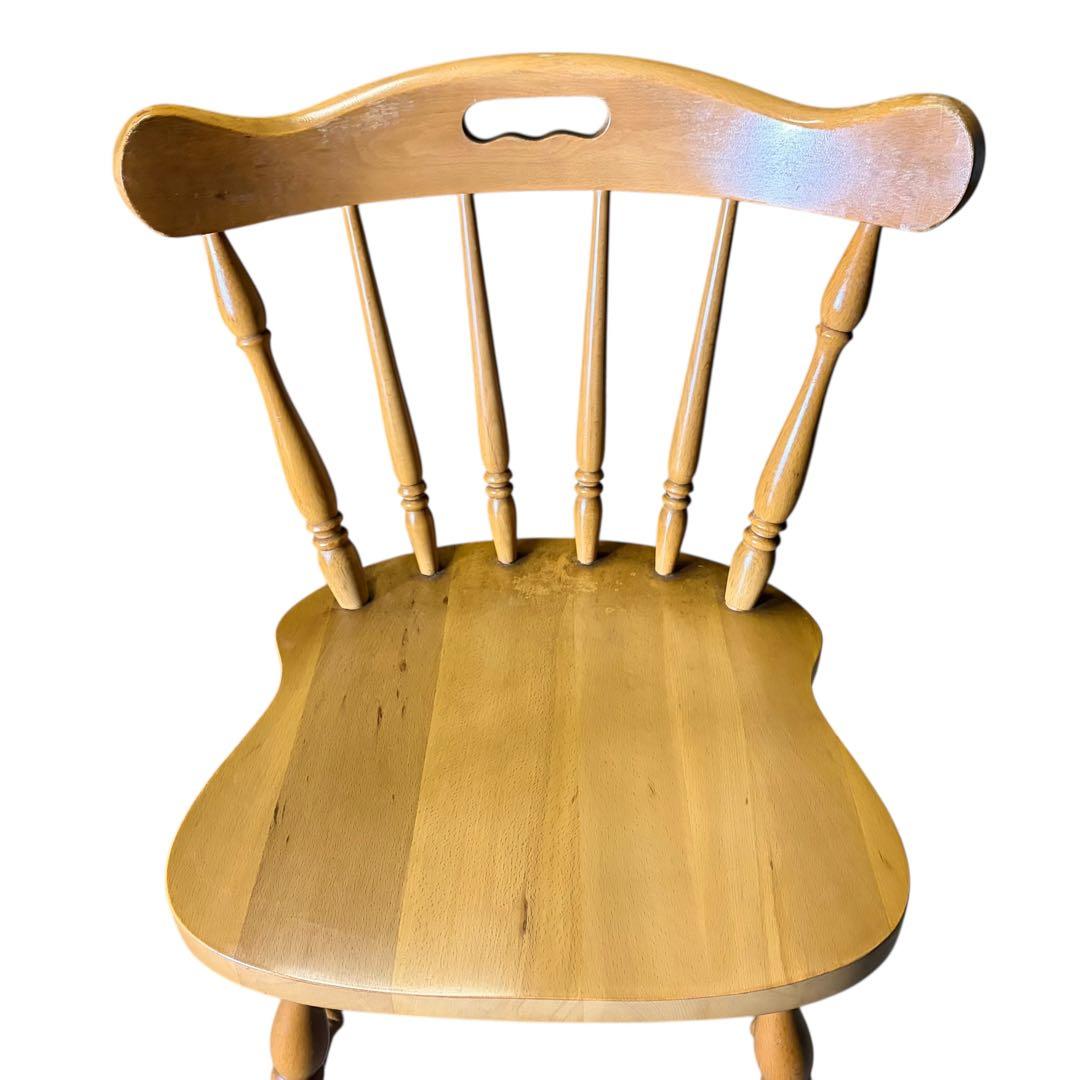 【美品】柏木工 ダイニングチェア ウィンザーチェア ナチュラル 2脚セット