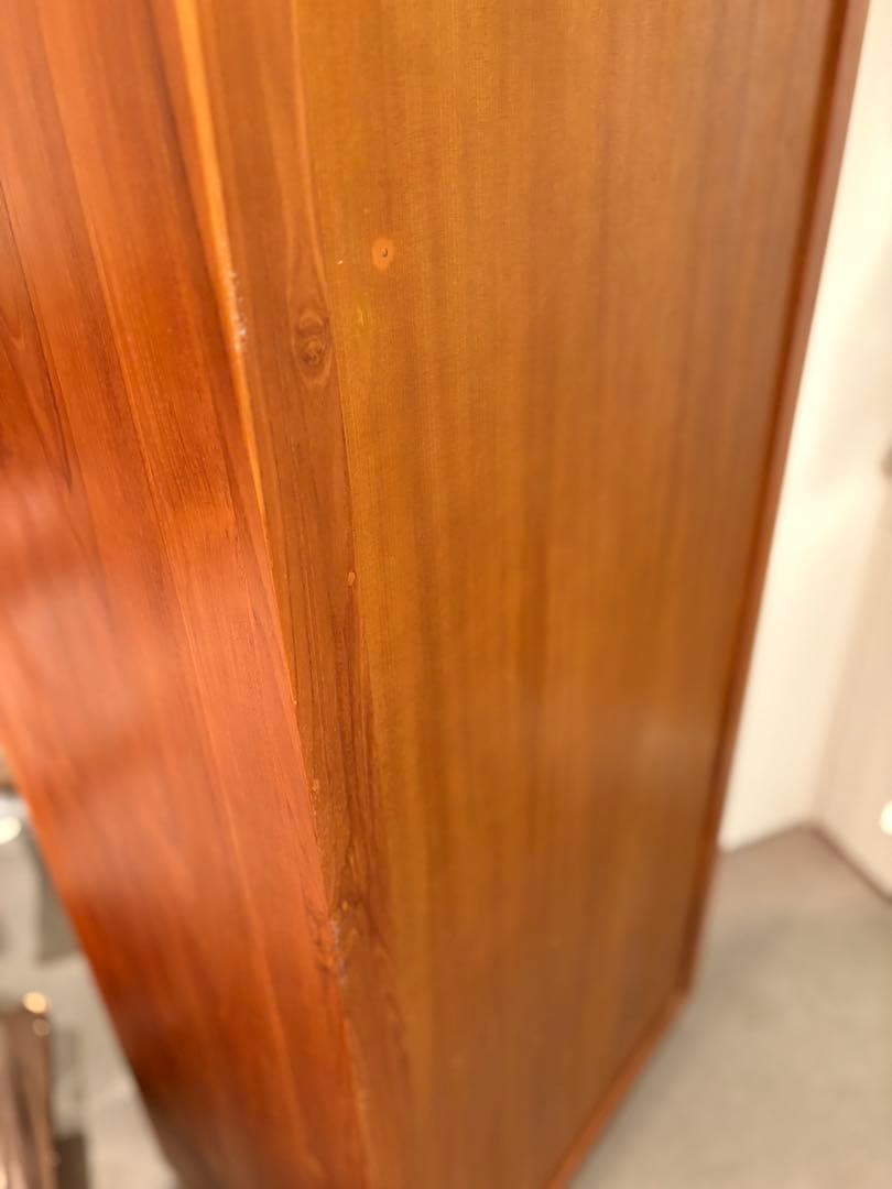 オールドチーク 無垢材 ブックシェルフ 3段+引き出し×2 価格交渉歓迎