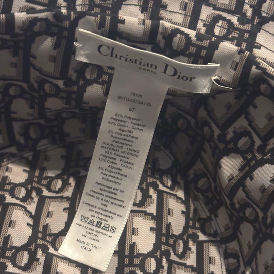 Christian Dior バケットハット Teddy-D ボブハット 57