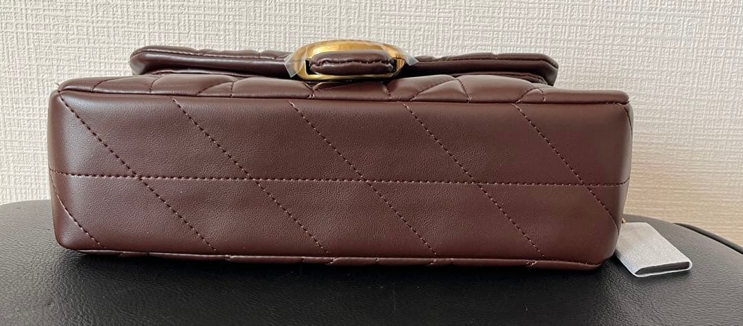 【新品】COACH タビー ショルダー バッグ 26キルティングメープルブラウン