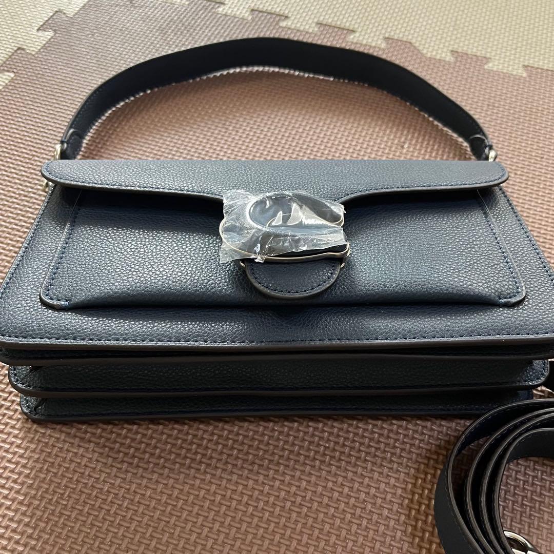 【大人気】コーチ タビー 26 ショルダーバッグ ネイビー アウトレット