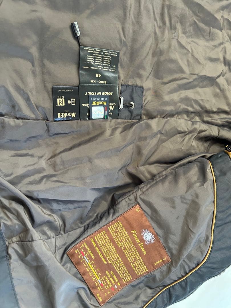 【美品】MOORER SIRO KM ダウンジャケット48