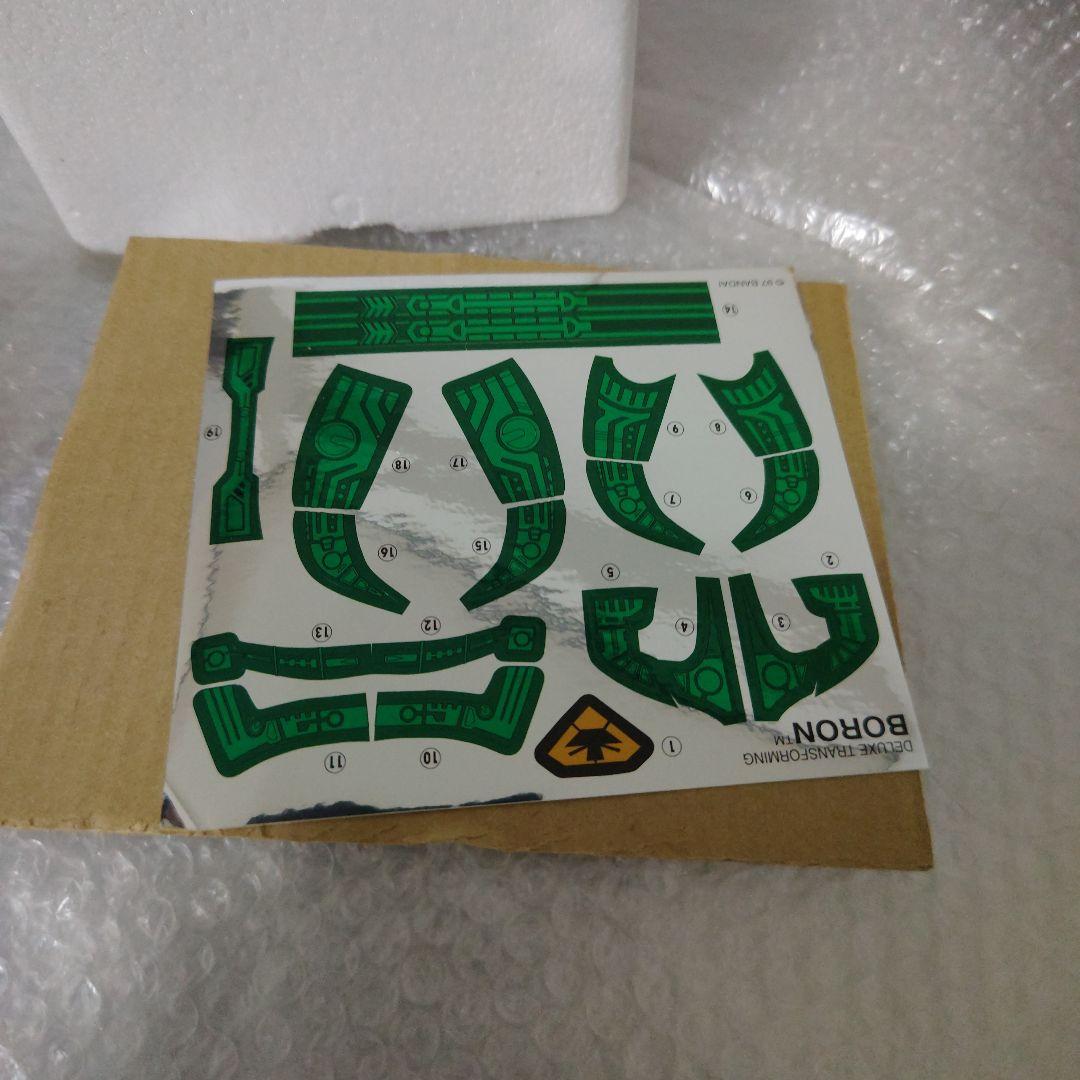 クワガタイタン　ビートルボーグ　ボロン　海外　ビーファイターカブト　シール未使用