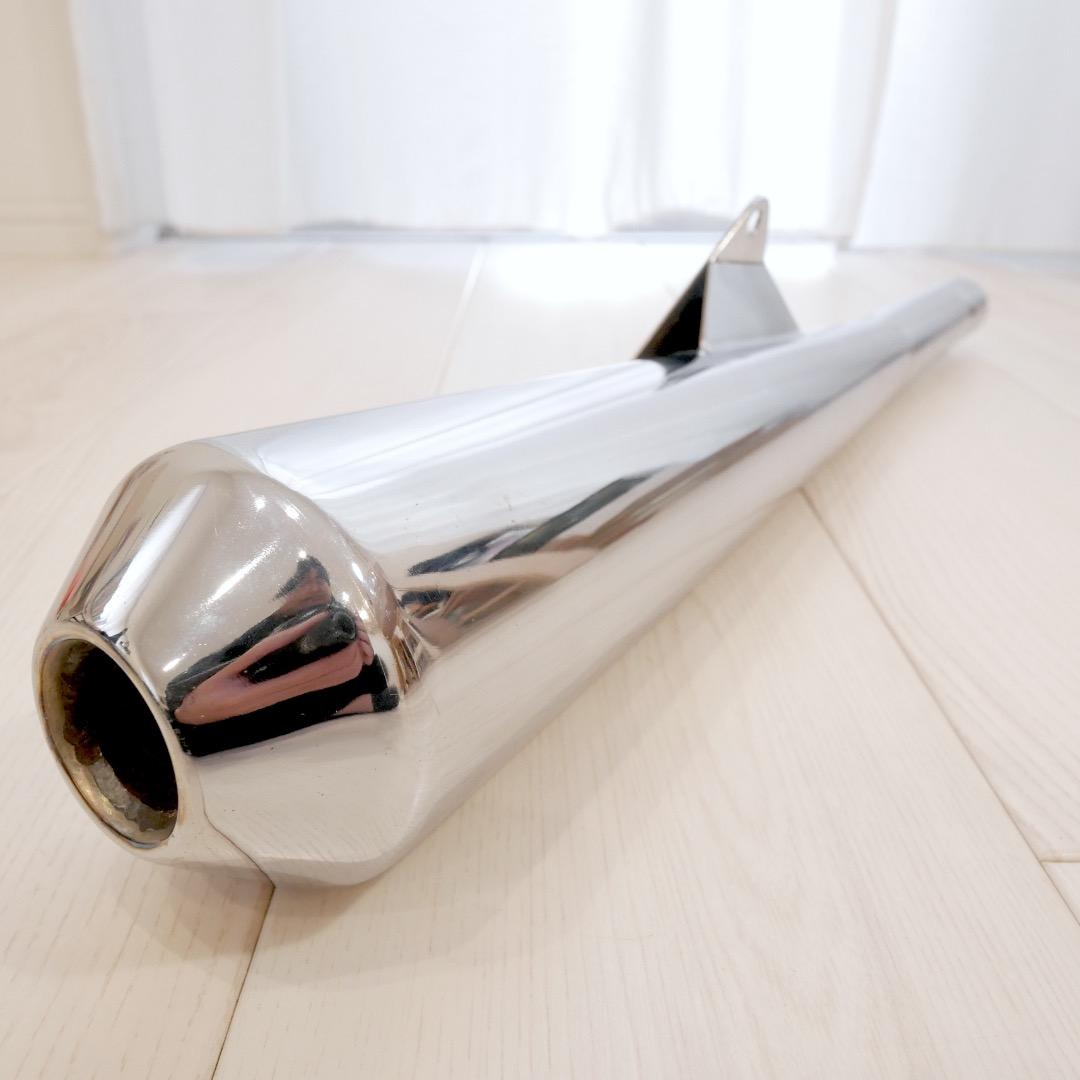 SR400/500 スリップオン リバースコーンマフラー メガホン テーパー