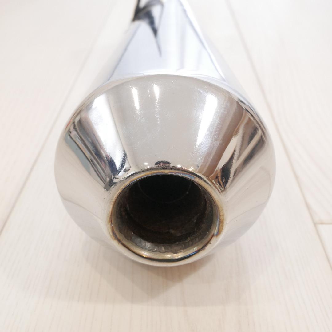 SR400/500 スリップオン リバースコーンマフラー メガホン テーパー