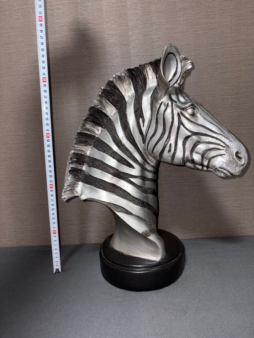 (希少)ゼブラ シマウマ オブジェ アンティーク 雑貨 店舗 インテリア