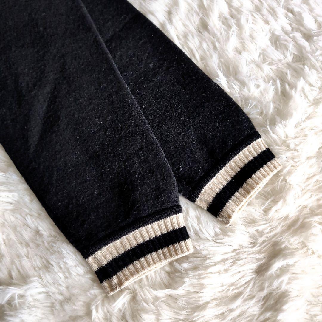 美品 マッキントッシュ カシミヤ混 チルデンニット セーター M ブラック