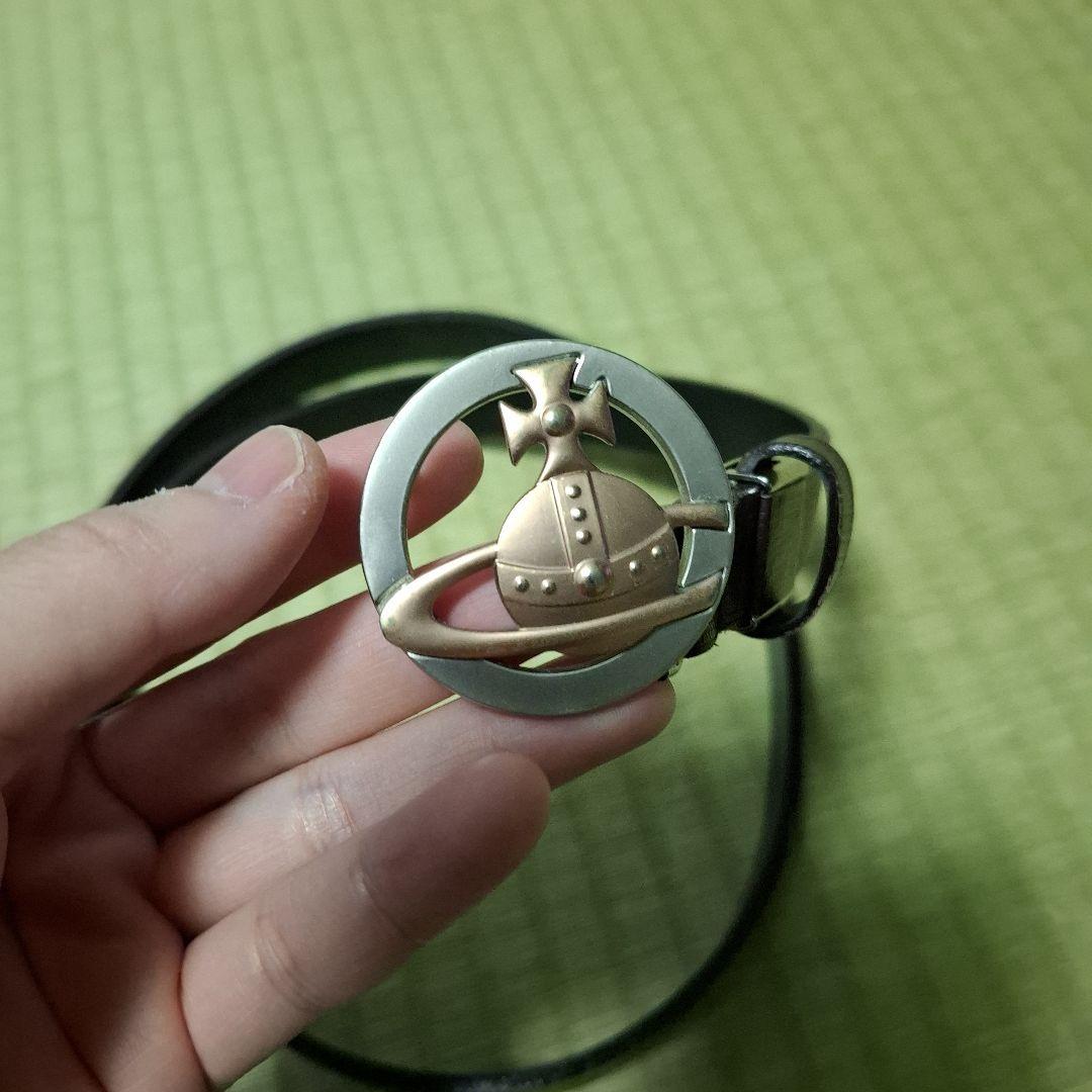 vivienne westwood レザー ベルト 　オーブ